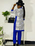 Women's African Dashiki Zip-Up Tracksuit